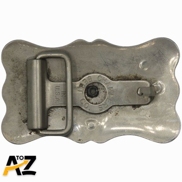 Vintage Chambers Western Cowboy Dress Belt Buckle Fits 1” Belt Made in USA - Picture 3 of 8